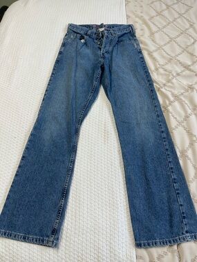 Vintage silver Women’s Blue High-Rise Straight Jeans